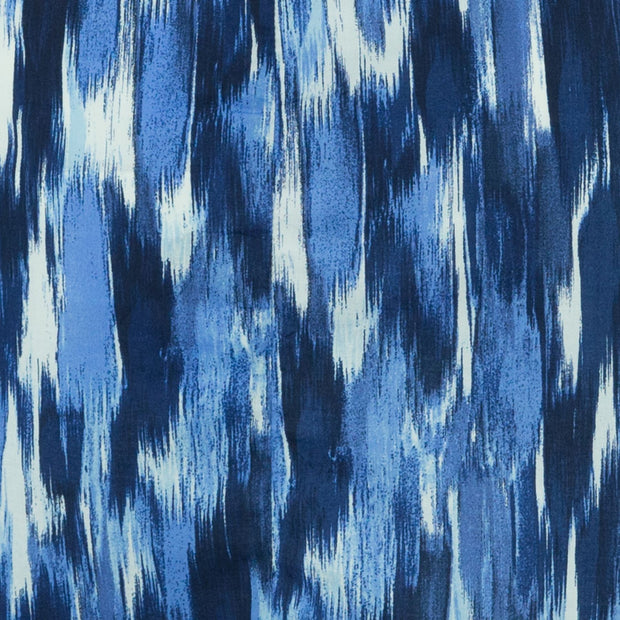 Modern Mini Dress - Blue Ikat