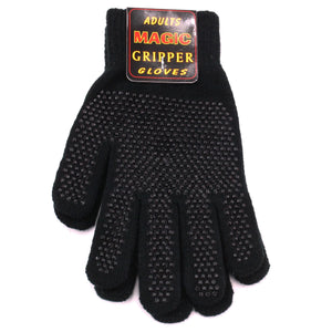 Adults Gripper Magic Gloves - Black