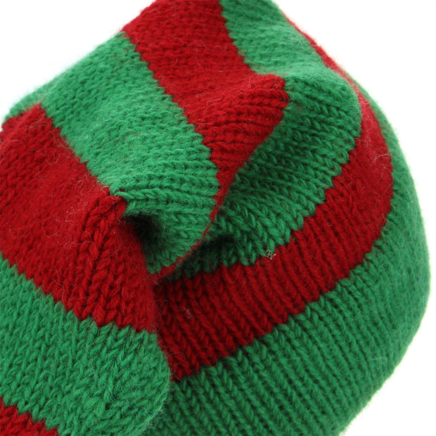 Wool Knit Elf Hat
