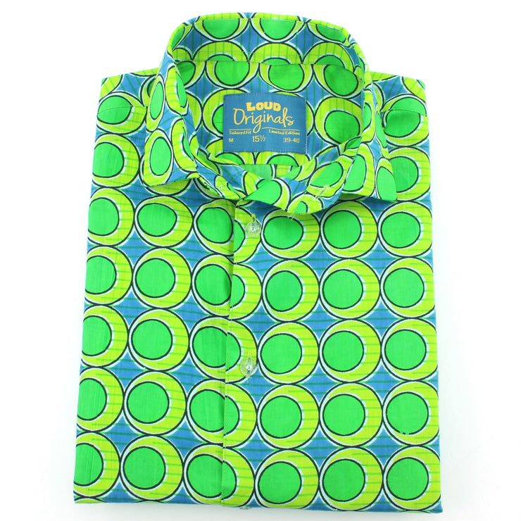 Tailored Fit Short Sleeve Shirt - Green Eggs