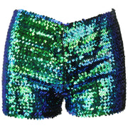 Sequin Shorts - Green
