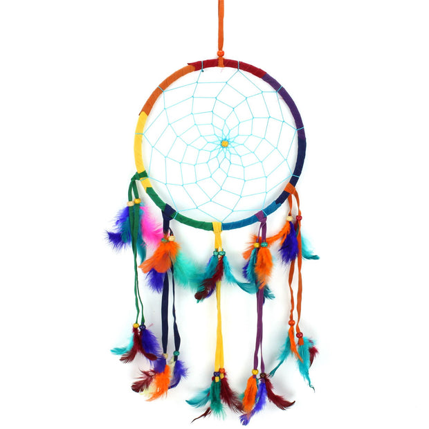 Dreamcatcher - Spiral 22cm Rainbow