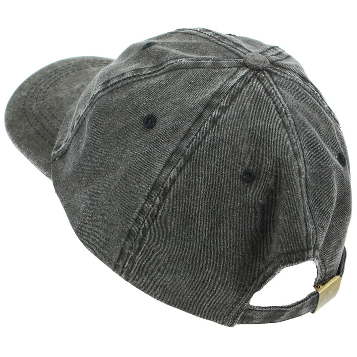 Pre-washed Baseball Cap - Black