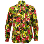 Regular Fit Long Sleeve Shirt - Tropical Jungle