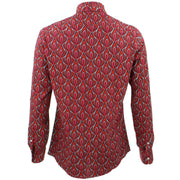 Tailored Fit Long Sleeve Shirt - Red Claw