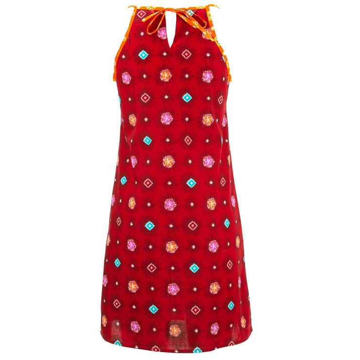 Strappy Dress - Red Explosion