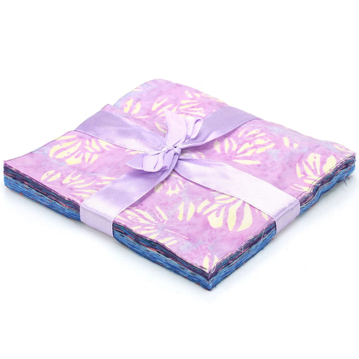Charm Pack - 40 x 5" Squares of Cotton Batik
