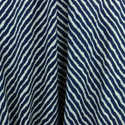 Knee Length Jumpsuit - Blue Stripe