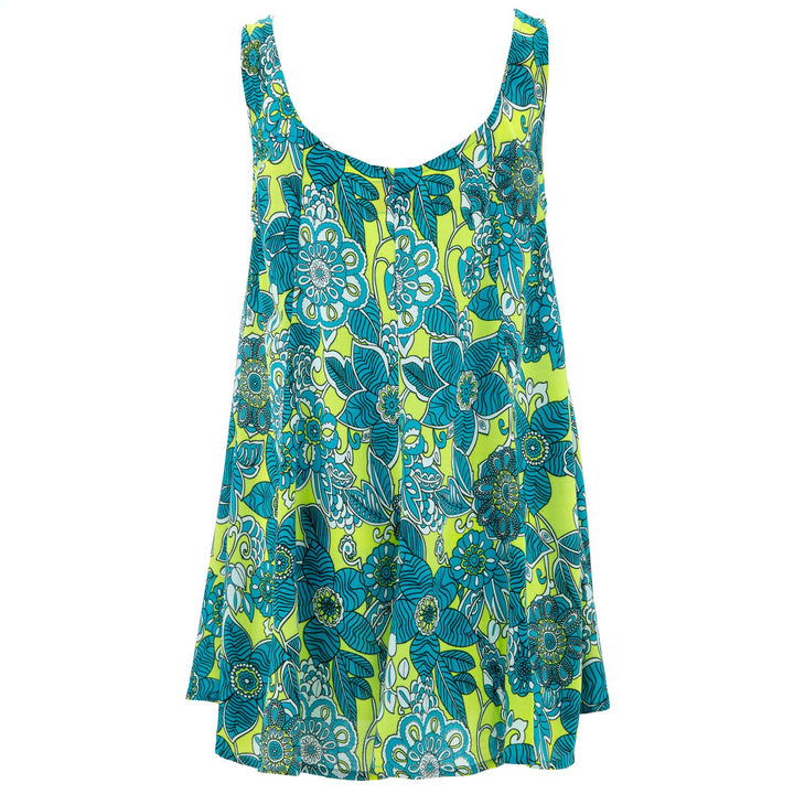 Floaty Dolly Dress - Vivid Retro Flower