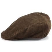 Corduroy Flat Cap - Brown