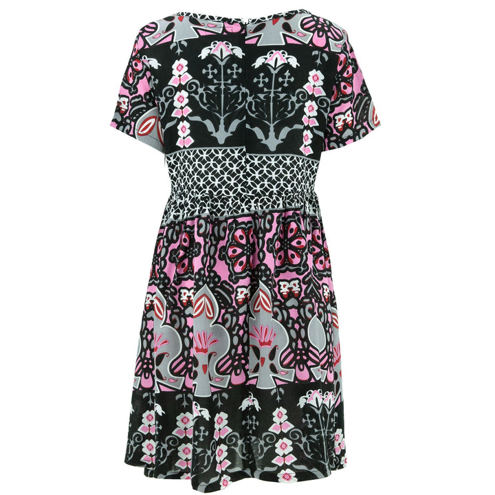Empire Line Tea Dress - Fleur-De-Lis