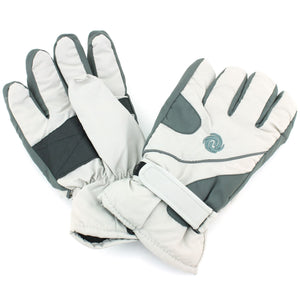 Mens Waterproof Thick Gloves - Greys
