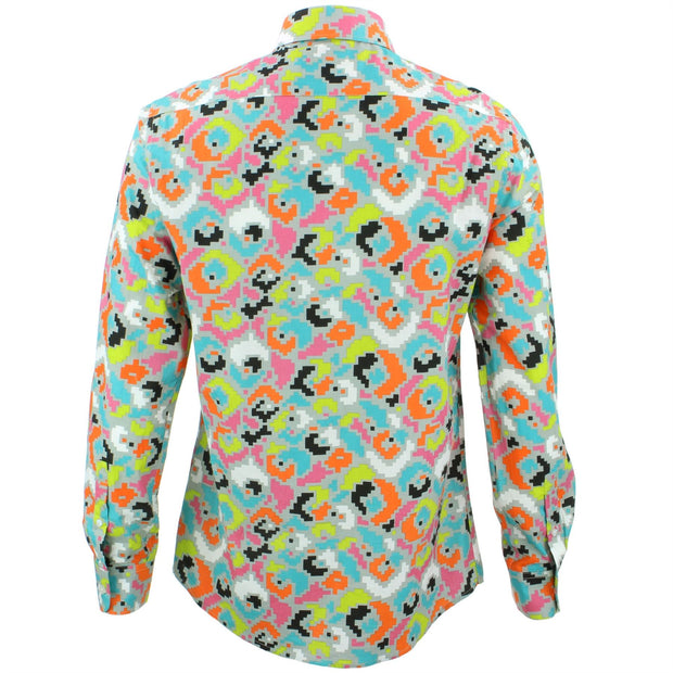 Tailored Fit Long Sleeve Shirt - Pixel