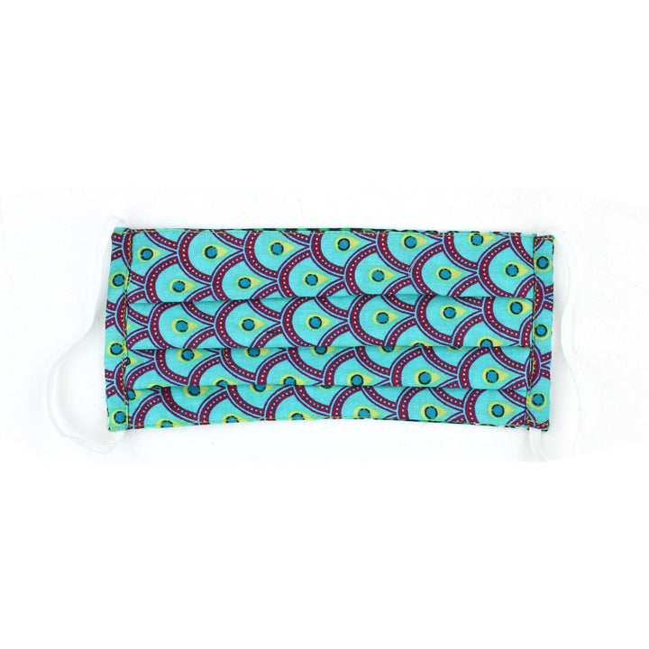 100% Cotton Handmade Pleated Face-Mask