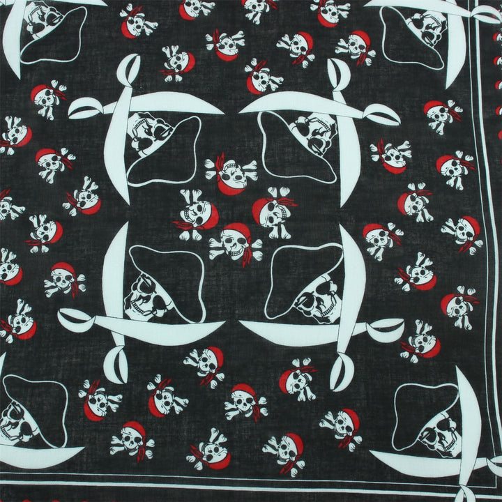 Bandana Face Cover Mask - Pirate Skulls