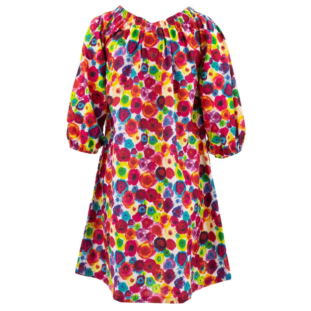 Off The Shoulder Dress - Burst Flower