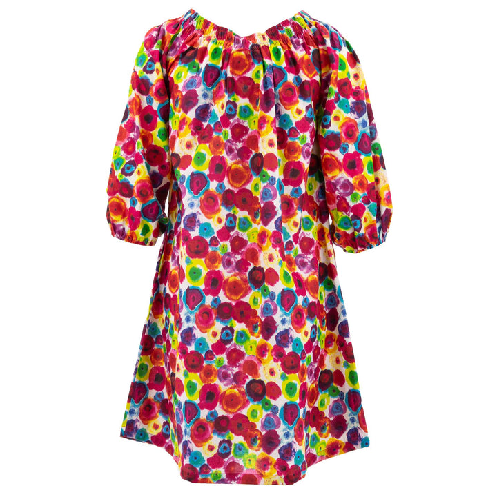 Off The Shoulder Dress - Burst Flower