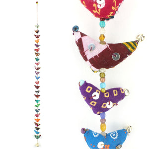 Håndlavede rajasthani snore hængende dekorationer - små kyllinger