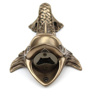 Wall Mounted Character Bottle Opener - Dolphin (Bronze)