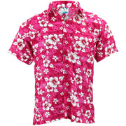 Short Sleeve Hawaiian Shirt - Pink