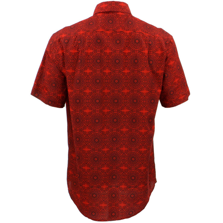 Regular Fit Short Sleeve Shirt - Geometric Tribal