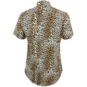 Tailored Fit Short Sleeve Shirt - Leopard