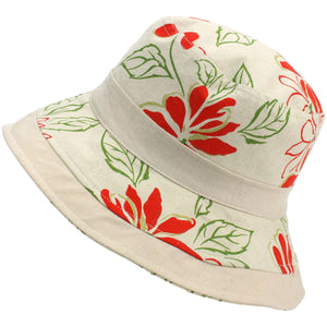 Reversible Bucket Hat - Red