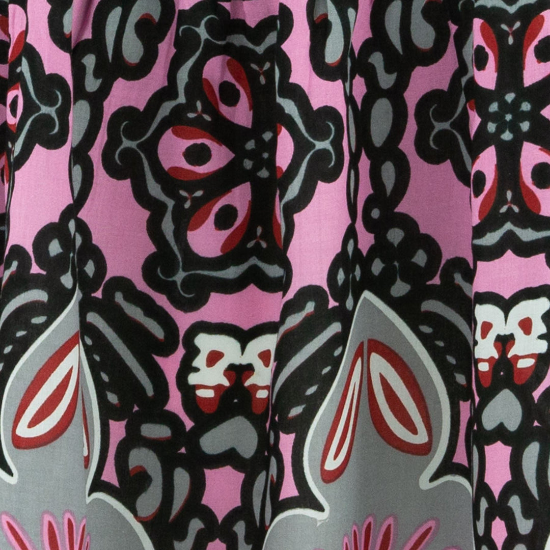 Empire Line Tea Dress - Fleur-De-Lis