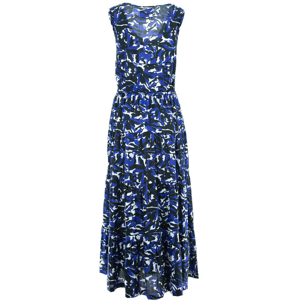 Waisted Maxi Dress - True Camo Blues