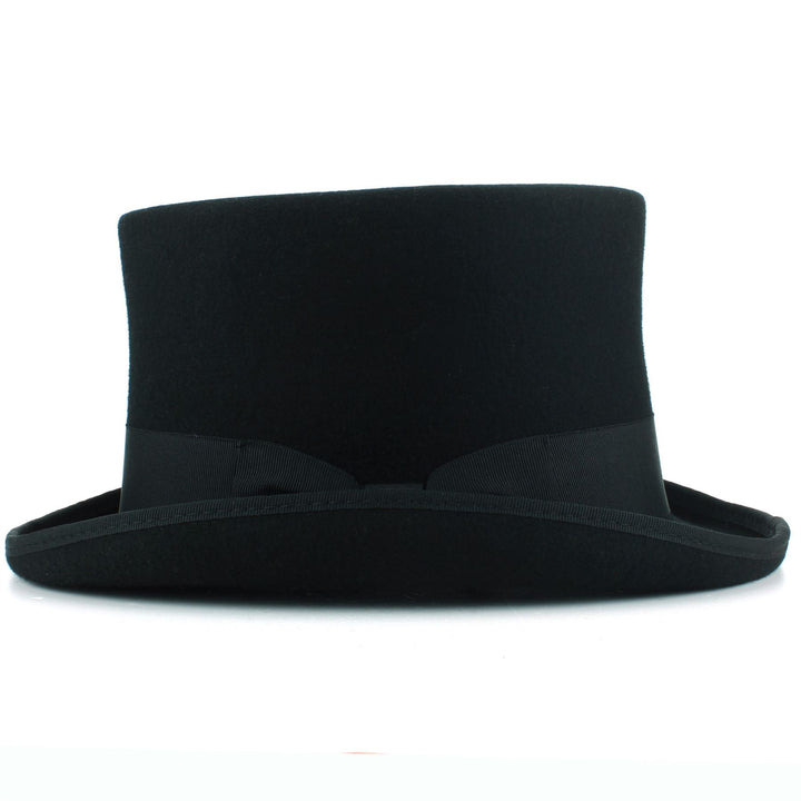 Wool Felt Top Hat - Black
