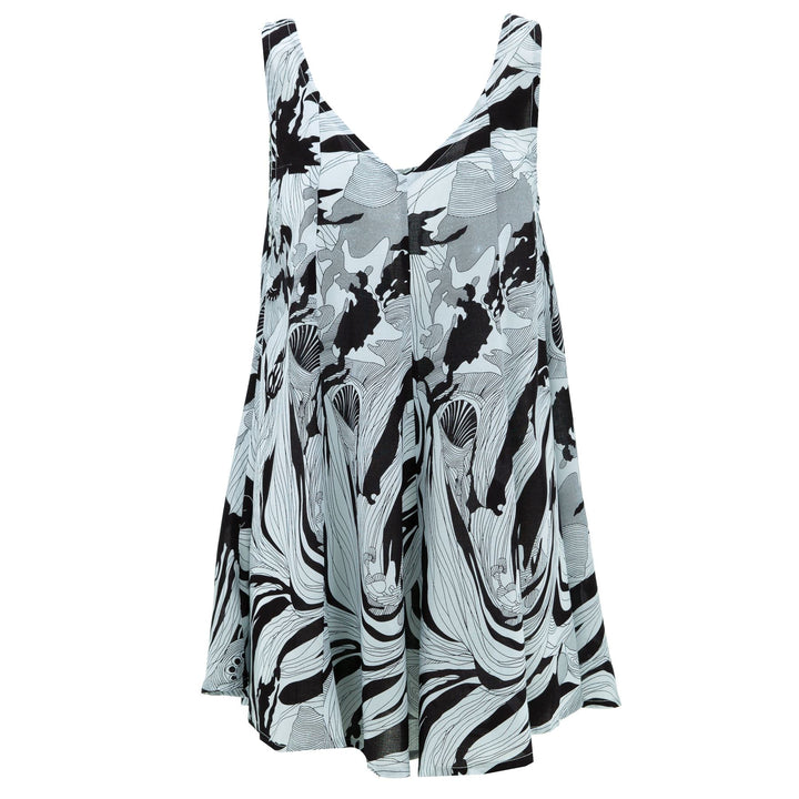 Floaty Dolly Dress - Deep Monochrome