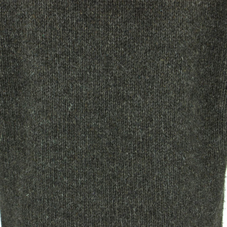 Chunky Wool Knit Hooded Cardigan Jacket - Brown Oatmeal