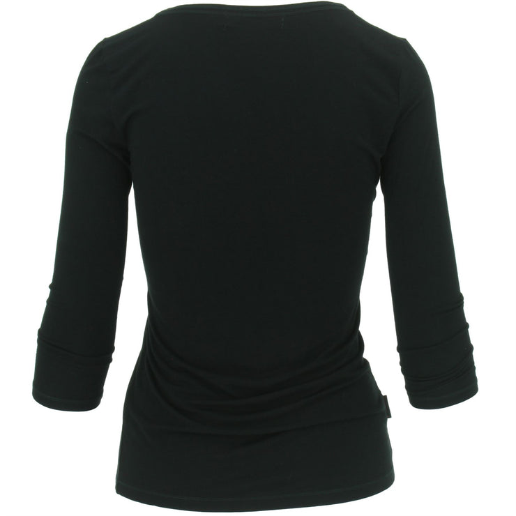 3/4 Sleeve T-Shirt - Black