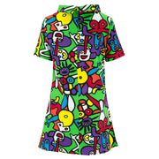 Sixties Shift Dress - Tiffy Green