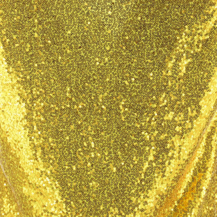 Shiny Sequin Waistcoat - Gold