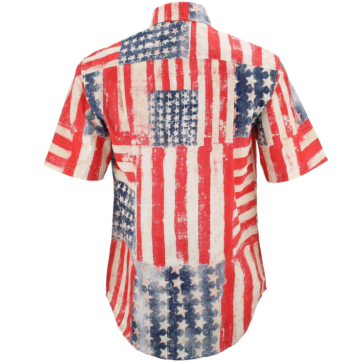 Regular Fit Short Sleeve Shirt - The Stars and Stripes