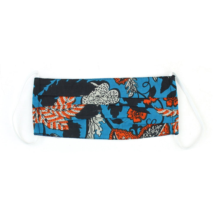 100% Cotton Handmade Pleated Face-Mask