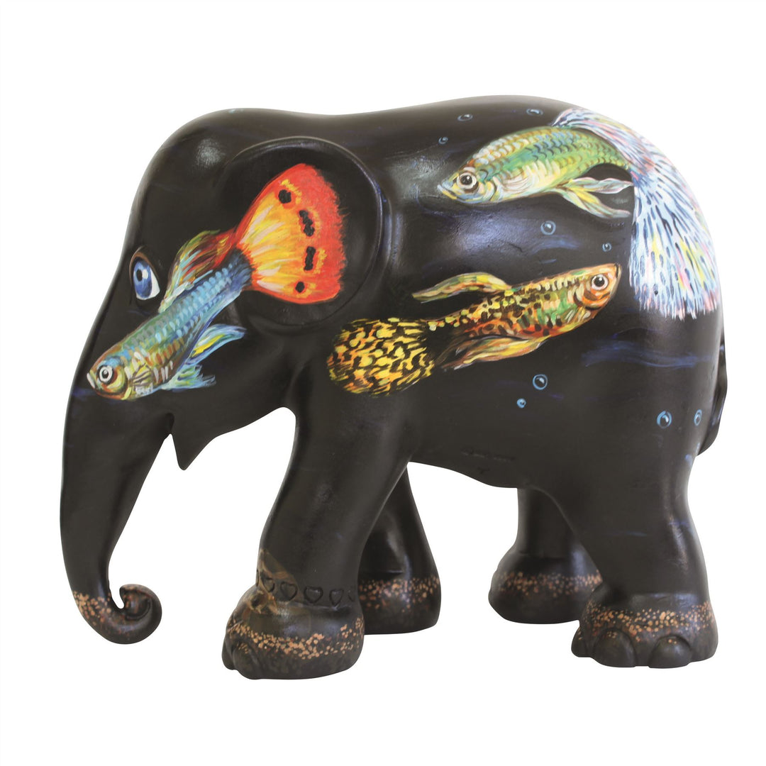 Limited Edition Replica Elephant - Peacock Fish (10cm)