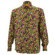 Regular Fit Long Sleeve Shirt - Paisley Garden - Pink