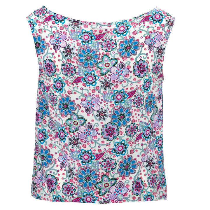 Box Top - Geometric Floral