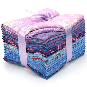 Paquets de tissus pré-coupés en coton Batik - Fat Quarter - Teinté de magie