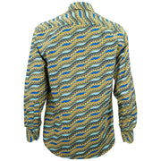 Tailored Fit Long Sleeve Shirt - Serpentine Flow