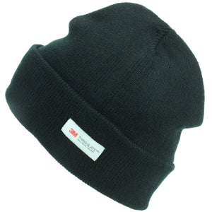 3M Beanie Hat med Fleecefor - Sort
