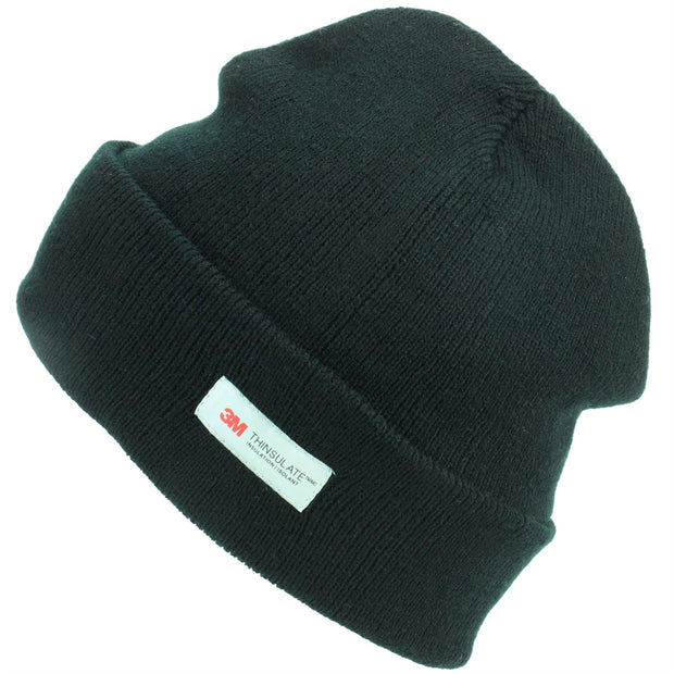3M Beanie Hat with Fleece Lining - Black