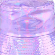 Holographic Bucket Hat - Shiny Purple