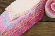 Jelly Roll - 20 Strips of 2.5" x 37" Cotton Batik