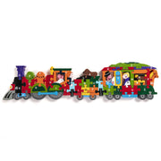 Handmade Wooden Jigsaw Puzzle - Alphabet Train