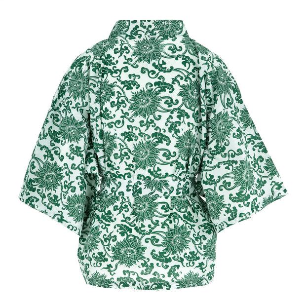 Happy Kimono - Emerald Flower