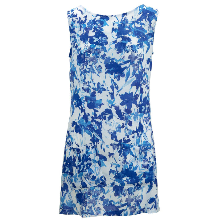The Pocket Dress - Blue Blossom