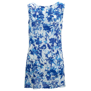 La robe à poches - fleur bleue